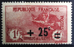 FRANCE                           N° 168                     NEUF*          Cote : 36 € - Ongebruikt