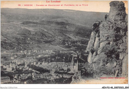 AEXP11-48-1030 - MENDE - Rocher De Montmimat Et Panorama De La Ville  - Mende