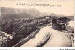 AEXP11-48-1018 - MENDE - Col De La Tourette - Route De Châteauneuf-de-randon Et Bagnols-les-bains  - Mende