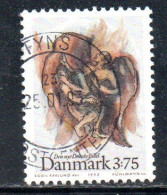 DANEMARK DANMARK DENMARK DANIMARCA 1992 PUBLICATION OF NEW DANISH BIBLE 3.75k USED USATO OBLITERE' - Gebraucht