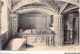 ADPP9-44-0807 - GUERANDE - Intérieur De L'église - Le Tombeau De Tristan De Carné Et La Crypte - Guérande