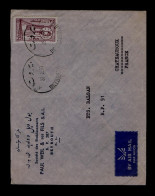 Gc8630 LIBAN "Chamoun Electric Central" Mailed 1959 ! Beyrouth »Chateauroux RF - Elektrizität