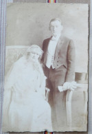 Carte Photo 57 METZ  Couple Mariage 1920 -30 FORST GALLO - Photographie