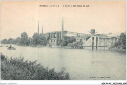 AEXP4-47-0326 - FUMEL -l'usine Et Les Bords Du Lot  - Fumel