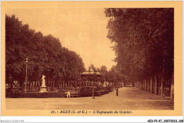 AEXP3-47-0267 - AGEN - L'esplanade Du Gravier - Agen