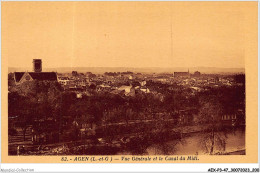 AEXP3-47-0273 - AGEN - Vue Générale Et Le Canal Du Midi  - Agen