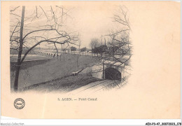 AEXP3-47-0262 - AGEN - Pont Canal  - Agen