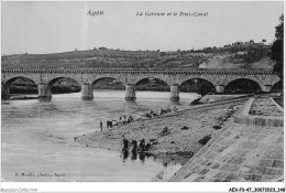 AEXP3-47-0247 - AGEN - La Garonne Et Pont-canal  - Agen