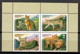 Tajikistan 2002 / Cats MNH Gatos Chats Katzen / Cu19023  27-21 - Hauskatzen