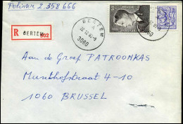 Aangetekende Cover Naar Brussel : N° 1904 + 879AP5 -- Bertem - 1970-1980 Elström