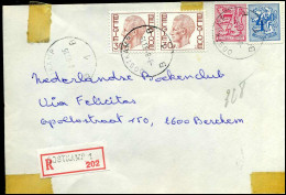 Aangetekende Cover Naar Berchem : N° 1839 + 2051 + 2 X 1649 -- Oostkamp 1 - 1970-1980 Elström