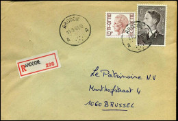 Aangetekende Cover Naar Bruxelles : N° 1962 + 879AP5 -- Ardooie - 1970-1980 Elström