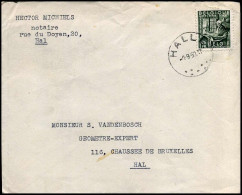 Cover Naar Hal - 'Hector Michiels, Notaire, Hal' - 1948 Exportation