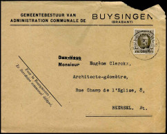 Cover Naar Beersel - 'Gemeentebestuur Van Buysingen' - 1922-1927 Houyoux