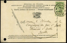 Postkaart / Carte Postale - Ministerie Van Financiën / Ministère De Finances - Bestuur Der Rechtstreekse Belastingen - 1893-1907 Coat Of Arms
