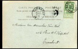 68 Op Postkaart / Carte Postale Van Namur Naar Turnhout Op 29/09/1899 - 1893-1907 Stemmi