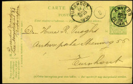 Postkaart  / Carte Postale - Naar Turnhout - 1893-1907 Armoiries