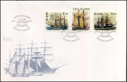 FDC - Aland - Sailing Ships - Ålandinseln