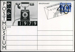 Briefkaart - Postmuseum 1929-1979 - Postwaardestukken