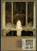 "Marsh Princess", John Bauer - Cartoline Maximum
