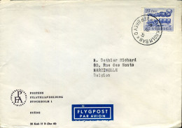 Cover From Stockholm To Marcinelle, Belgium - Briefe U. Dokumente