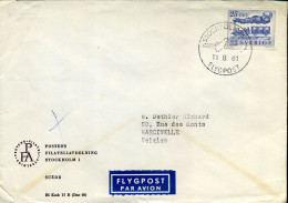 Cover From Stockholm To Marcinelle, Belgium - Cartas & Documentos