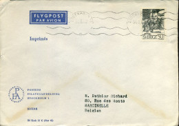 Cover From Stockholm To Marcinelle, Belgium - Cartas & Documentos