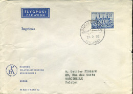Cover From Stockholm To Marcinelle, Belgium - Storia Postale
