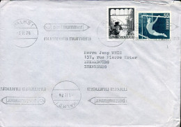 Cover From Malmö To Luxembourg - Cartas & Documentos