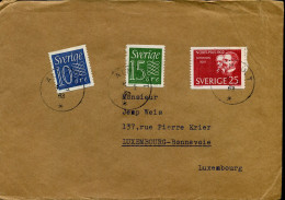 Cover From Malmö To Luxembourg - Briefe U. Dokumente