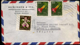 Airmail Cover To Antwerp, Belgium - "Sickinger & CIA., Importaciones-Exportaciones, La Paz, Bolibia" - Bolivie