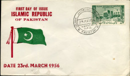 FDC - Republic Day 1956 - Pakistan