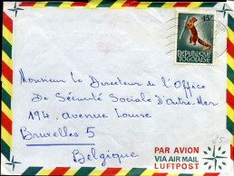 Cover To Bruxelles, Belgium - Togo (1960-...)