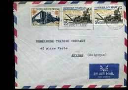 Cover To Antwerp, Belgium  - Sénégal (1960-...)