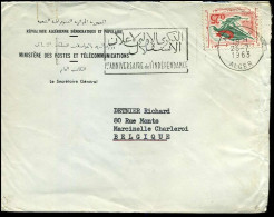 Cover To Marcinelle, Belgium - ''Ministère Des Postes Et Télécommunications, Le Secrétaire Général' - Algeria (1962-...)