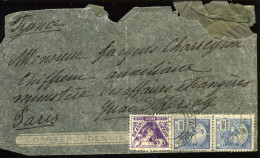 Registered Cover To Paris, France - Sonstige & Ohne Zuordnung