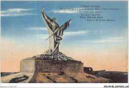 AFDP5-55-0604 - LE MORT-HOMME - Monument Elevé à La Mémoire Des Morts De La 69 E Division - Ils N'ont Pas Passé  - Autres & Non Classés