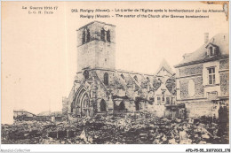 AFDP5-55-0585 - LA GUERRE 1914-17 - REVIGNY - Le Quartier De L'eglise Après Le Bombardement Par Les Allemands  - Revigny Sur Ornain