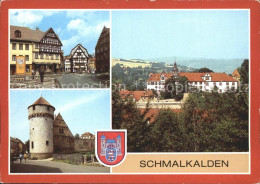 72222592 Schmalkalden Altmarkt Pulverturm Schloss Wilhelmsburg Wappen Schmalkald - Schmalkalden