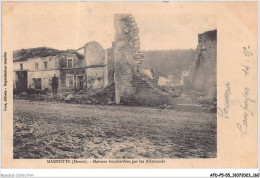 AFDP5-55-0576 - MARBOTTE - Maisons Bombardées Par Les Allemands  - Commercy