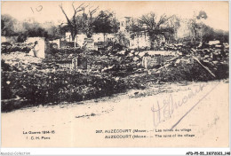 AFDP5-55-0570 - AUZECOURT - Les Ruines Du Village  - Autres & Non Classés