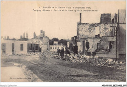 AFDP5-55-0531 - Bataille De La Marne - REVIGNY - La Rue De La Gare Après Le Bonbardement  - Revigny Sur Ornain