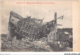 AFDP5-55-0515 - LEROUVILLE - Café De La Providence Après Le Bombardement  - Lerouville