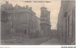 AFDP5-55-0513 - STENAY - Rue Chanzy Et L'eglise  - Stenay