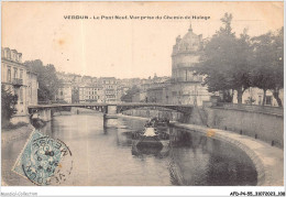 AFDP4-55-0440 - VERDUN - Le Pont Neuf - Vue Prise Du Chemin De Halage - Verdun