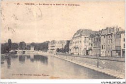 AFDP4-55-0391 - VERDUN - La Meuse Et Le Quai De La République - Verdun