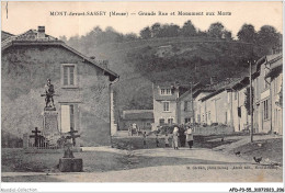 AFDP3-55-0368 - MONT-DEVANT-SASSEY - Grande Rue Et Monument Aux Morts - Verdun