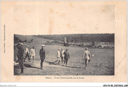 AFDP3-55-0369 - MEUSE - Visite Présidentielle Sur Le Front - Dun Sur Meuse