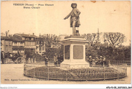 AFDP3-55-0297 - VERDUN - Place Chevert - Statue Chevert - Verdun