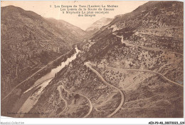 AEXP9-48-0892 - GORGES DU TARN - La Malène - Les Lacets De La Route Du Causse à MEYRUEIS  - Meyrueis